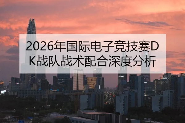 2026年国际电子竞技赛DK战队战术配合深度分析 - PANDA SPORTS